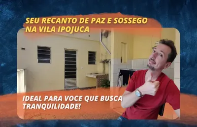Casa estilo duplex para locação - ideal para voce que busca paz e sossego - na vila ipojuca