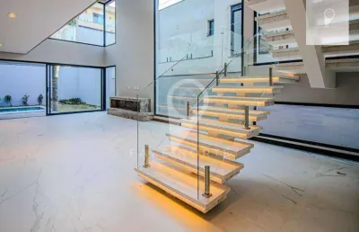 Casa nova em alphaville com 4 suítes, piscina aquecida, sauna, acabamento premium!