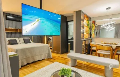 Apartamento à venda mobiliado e decorado  52 mts, vista para mata!