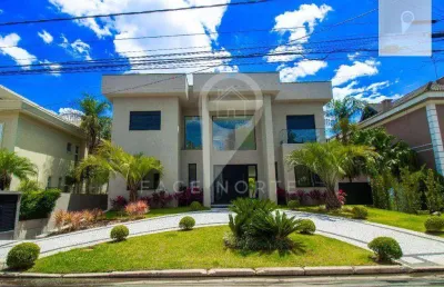 Casa nova mobiliada com 5 dormitórios à venda, 750 m² por r$ 16.000.000 - alphaville -sp