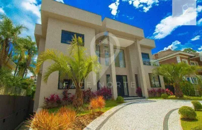 Casa nova mobiliada com 5 dormitórios à venda, 750 m² por r$ 16.000.000 - alphaville -sp