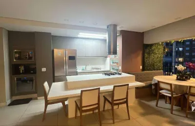 Apartamento mobiliado com 3 dormitórios para alugar, 91 m² , 3 vagas- alphaville - barueri/sp