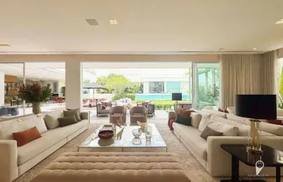 Mansão exclusiva no residencial alphaville 1 – luxo, sofisticação e tecnologia, mobiliada!