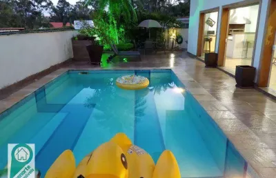 Casa com 4 dormitórios à venda, 430 m² por r$ 3.200.000,00 - alphavile 6 - santana de parnaíba/sp