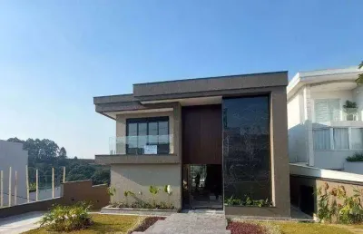 Casa nova em alphaville com 4 dormitórios à venda, 570 m² por r$ 6.950.000 - campos do conde - santana de parnaíba/sp