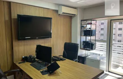 Sala mobiliada no coração de alphaville , 33 mts, 1 vaga!