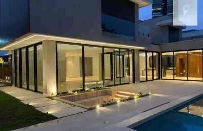 Mansão nunca habitada com 5 suítes no coração de alphaville com  1012 m² à venda por r$ 28.000.000 - alphaville 02 - barueri/sp