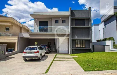 Casa nova em alphaville ,fundos p/ mata, com 4 dormitórios à venda - gênesis 2 - sp