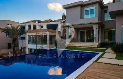 Casa com 5 dormitórios à venda, 760 m² por r$ 7.500.000,00 - alphaville 10 - santana de parnaíba/sp