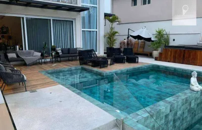 Casa com 5 dormitórios, 480 m² - venda por r$ 6.000.000,00 ou aluguel por r$ 28.968,00/mês - campos do conde (alphaville) - santana de parnaíba/sp
