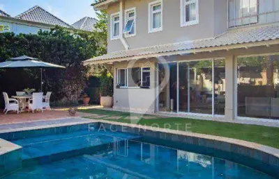 Casa com 4 dormitórios para alugar, 555 m² por r$ 45.900,00/mês - tamboré 2 - santana de parnaíba/sp