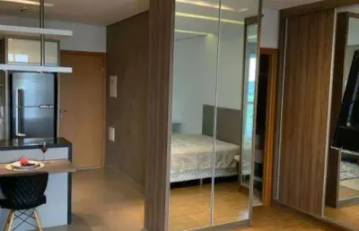 Apartamento com 1 dormitório à venda, 45 m² por r$ 530.000,00 -  alphaville - santana de parnaíba/sp