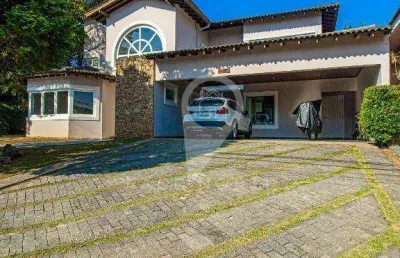 Casa com 4 dormitórios à venda, 428 m² por r$ 2.650.000,00 - alphaville 10 - santana de parnaíba/sp