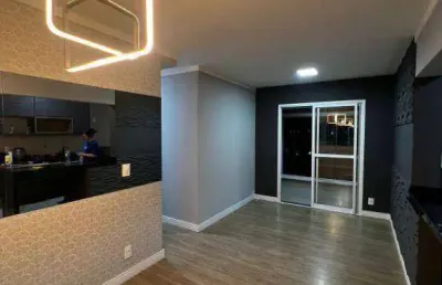 Apartamento com 3 dormitórios para alugar, 72 m² por r$ 4.620,00/mês - jardim tupanci - barueri/sp