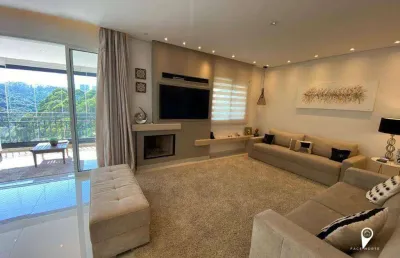Apartamento mobiliado com 3 suítes, 4 vagas para alugar, 201 m²  - alphaville - sp