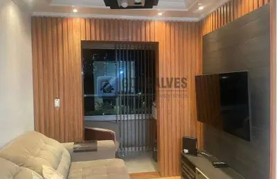 Apartamento com 2 quartos à venda na antonio delloiagono junior, r, parque são vicente, mauá, 54 m2 por r$ 320.000