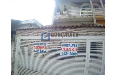 Casa com 4 quartos à venda na corrientes, r, parque novo oratório, santo andré, 204 m2 por r$ 850.000