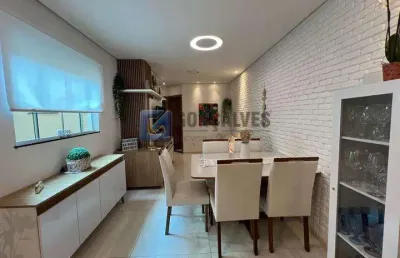 Apartamento com 2 quartos à venda na tupinambas, r, vila alzira, santo andré, 114 m2 por r$ 675.000