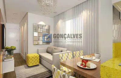 Apartamento com 2 quartos à venda na odorinda, r, vila guarani, santo andré, 58 m2 por r$ 349.000