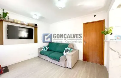 Apartamento com 2 quartos à venda na rossini, r, vila camilópolis, santo andré, 98 m2 por r$ 383.000