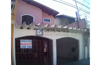 Casa com 3 quartos à venda na benedito montenegro, r, parque marajoara, santo andré, 135 m2 por r$ 650.000