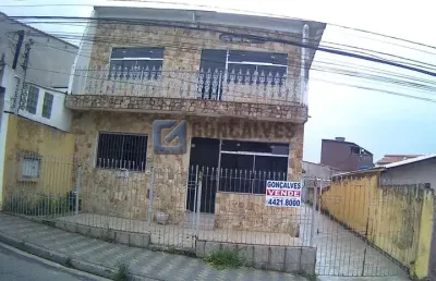 Sobrado 6 dormitórios,  245 mts² no parque novo oratório em santo andré