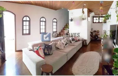 Casa com 3 quartos à venda na aguapei, r, santa maria, santo andré, 424 m2 por r$ 1.070.000