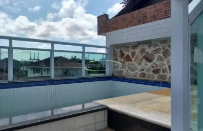 Venda de casa triplex em villágio com 3 quartos ,piscina no canal 5 no bairro do  embaré em santos / sp