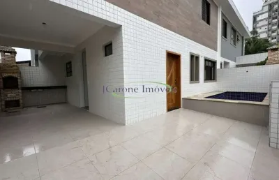 Sobrado totalmente reformado com lazer e 3 suítes - vila belmiro - santos / sp
