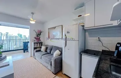 Apartamento mobiliado a venda em andar alto na vila mariana em são paulo / sp