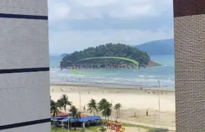 Venda de apartamento reformado com vista mar na praia do itararé em são vicent/ sp