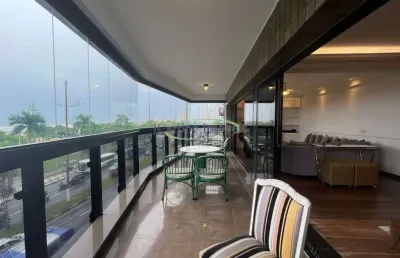 Venda ou locação de apartamento mobiliado com vista mar na praia do josé menino em santos / sp
