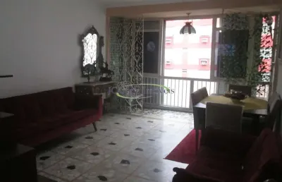 Apartamento jose carone imoveis reformado e mobiliado a 100 metros da praia da aparecida - santos / sp