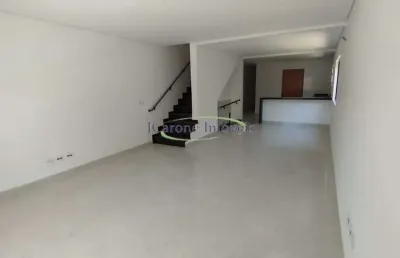 Casa sobreposta alta duplex nova com lazer a venda no bairro do embaré em santos / sp