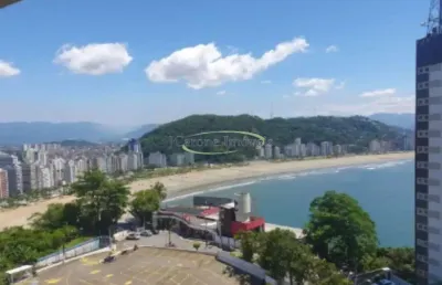 Salaliving a venda mobiliada com linda vista mar na ilha porchat em são vicente / sp