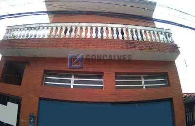 Casa com 2 quartos para alugar na doze de outubro, av, vila assunção, santo andré, 240 m2 por r$ 8.000