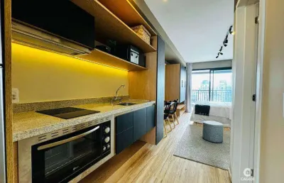 Studio com 1 dormitório para alugar, 33 m² por r$ 5.000,01/mês - vila cordeiro - são paulo/sp