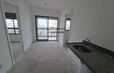 Apartamento à venda em são paulo-sp, em santo amaro. 2 quartos, 1 sala, 1 banheiro, 41 m² ao lado metrô borba gato