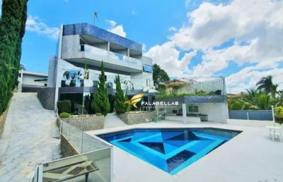 Casa com 5 dormitórios à venda, 1080 m² por r$ 9.500.000,00 - chácara malota - jundiaí/sp