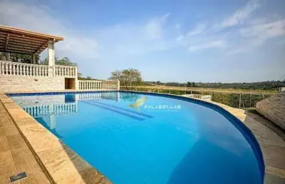 Chácara com 2 dormitórios à venda, 5116 m² por r$ 1.000.000,00 - ivoturucaia - jundiaí/sp