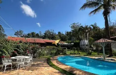Chácara com 7 dormitórios à venda, 5460 m² por r$ 1.800.000,00 - chácara morada mediterrânea - jundiaí/sp