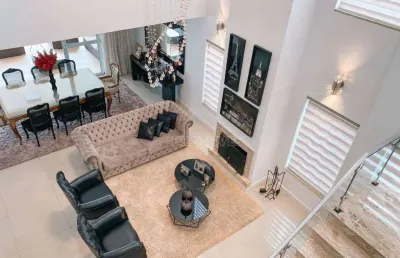 Casa com 5 dormitórios à venda, 418 m² por r$ 2.990.000,00 - reserva santa maria - jandira/sp