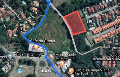 Área à venda, 5936 m² por r$ 9.000.000,00 - granja viana - cotia/sp