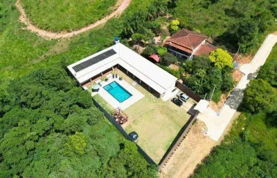 Chácara com 4 dormitórios à venda, 1300 m² por r$ 1.190.000,00 - da cachoeira - ibiúna/sp