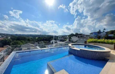 Casa com 4 dormitórios à venda, 391 m² por r$ 3.400.000,00 - golf village - carapicuíba/sp