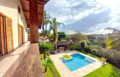 Casa com 5 dormitórios à venda, 570 m² por r$ 3.200.000,00 - granja viana - cotia/sp