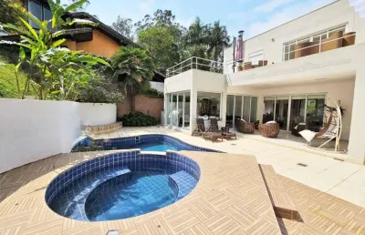 Casa com 4 dormitórios à venda, 372 m² por r$ 4.300.000,00 - chácara dos lagos - carapicuíba/sp