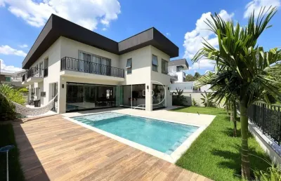 Casa com 5 dormitórios à venda, 431 m² por r$ 4.300.000,00 - reserva santa maria - jandira/sp