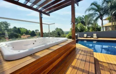 Casa com 4 dormitórios à venda, 724 m² por r$ 4.390.000,00 - granja viana - cotia/sp