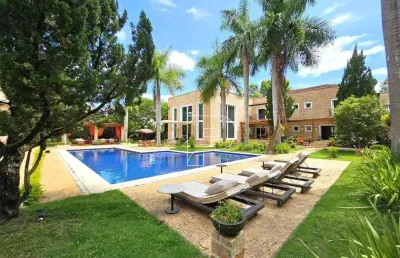 Casa com 7 dormitórios, 1507 m² - venda por r$ 30.000.000,00 ou aluguel por r$ 70.000,00/mês - parque silvino pereira - cotia/sp